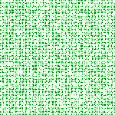 Yeşil kare piksel mozaik arka plan