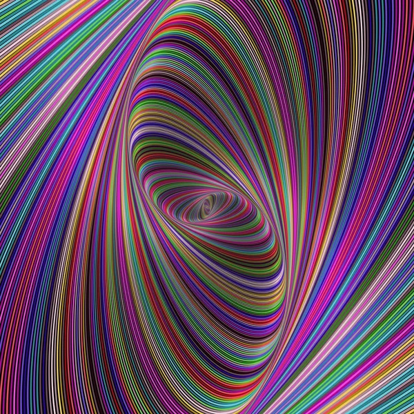 Psychedelische Farbe Ellipse Hintergrund — Stockvektor