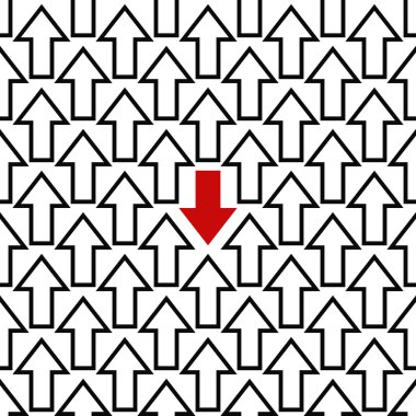 Eğilim ok desen Anti