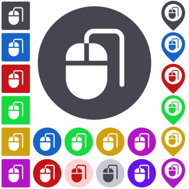 Renk fare Icon set