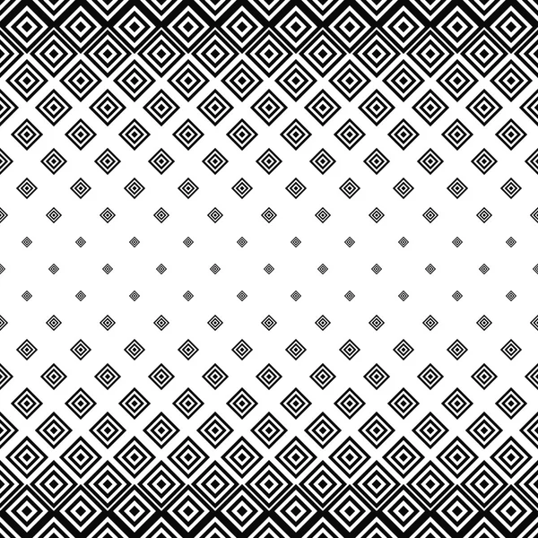 Black white seamless horizontal square pattern — Stock Vector
