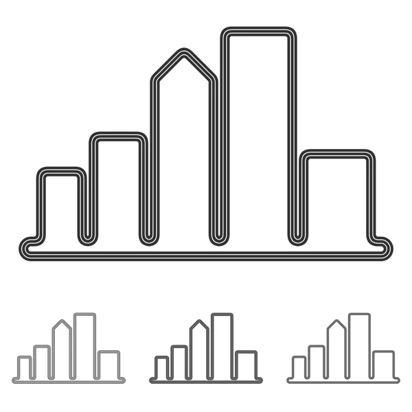 Design-Set für das Stadtlogo — Stockvektor