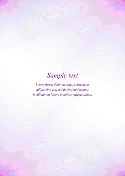 Modèle de page violet — Image vectorielle