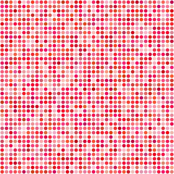 Red circle pixel mosaic background