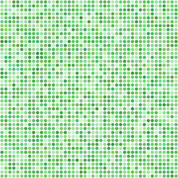 Grön cirkel pixel mosaik bakgrund — Stock vektor