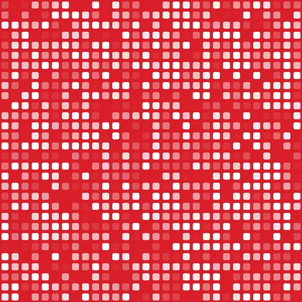 Red square pixel mosaic background — Stock Vector