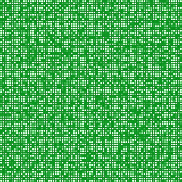 Fondo de mosaico de píxel cuadrado verde — Archivo Imágenes Vectoriales