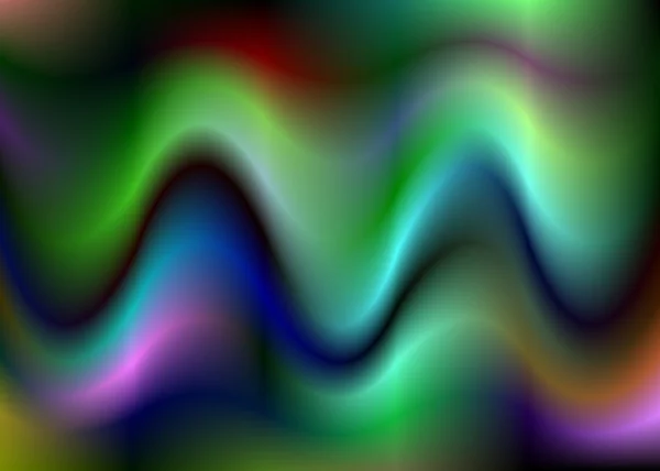 Kleurrijke elektrische golven - abstracte achtergrond — Stockvector