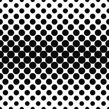 Siyah beyaz noktalı desene yinelenen