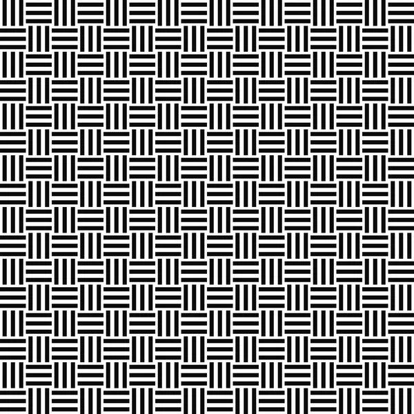 Seamless monochrome stripe pattern — Stock Vector