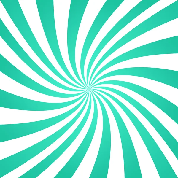 ターコイズ色の旋回パターン背景 — ストックベクタ