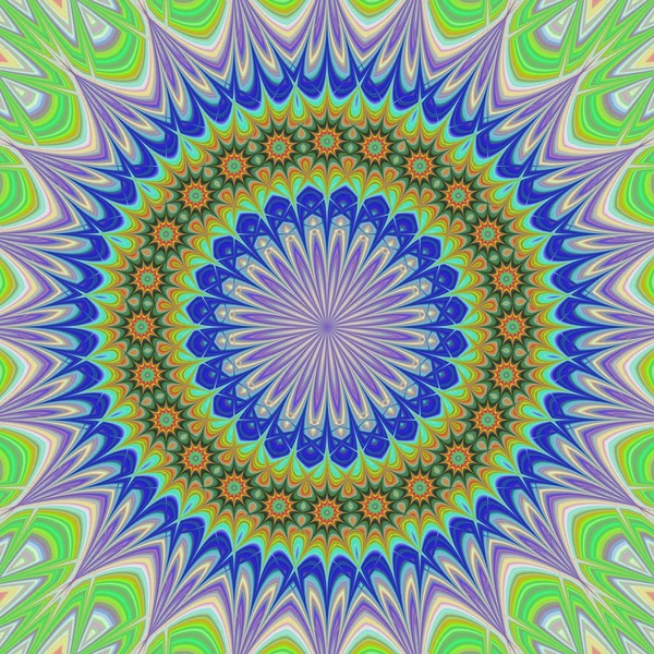 Geometrische florale Mandala Hintergrund — Stockvektor