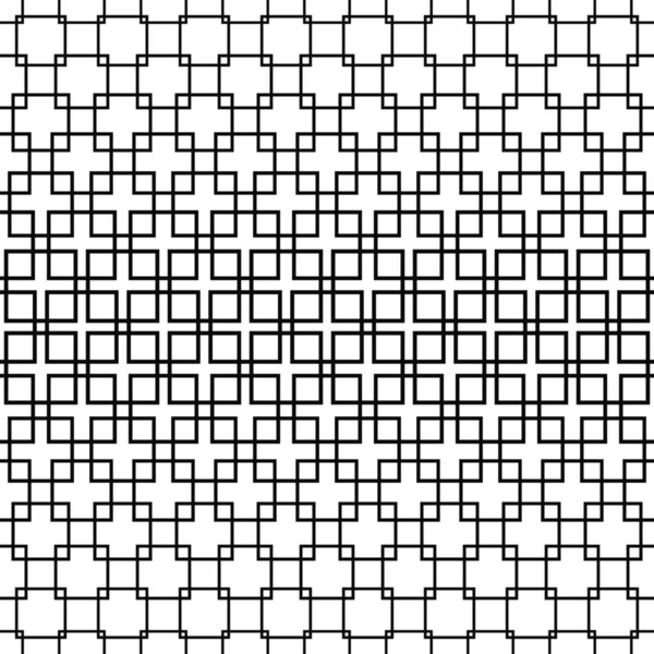 Repeating monochrome square pattern design — Stock Vector