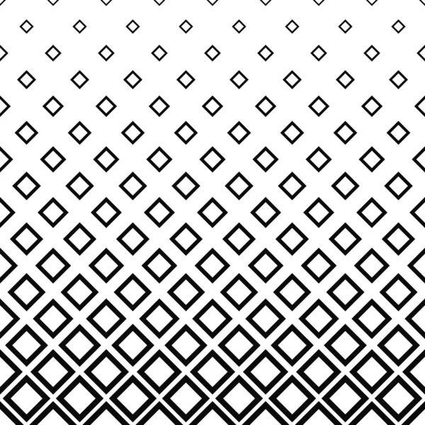 Seamless monochrome square pattern background — Stock Vector