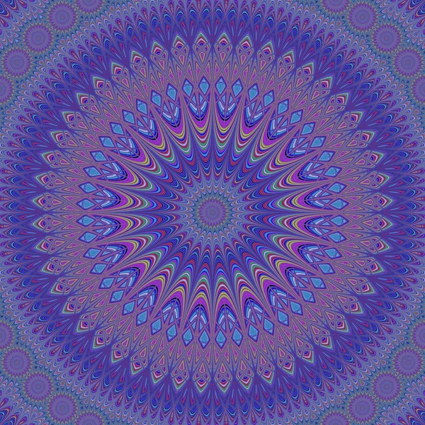 Mandala fractal oriental géométrique — Image vectorielle