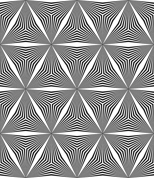 Seamless hexagonal triangle line pattern — Stock Vector