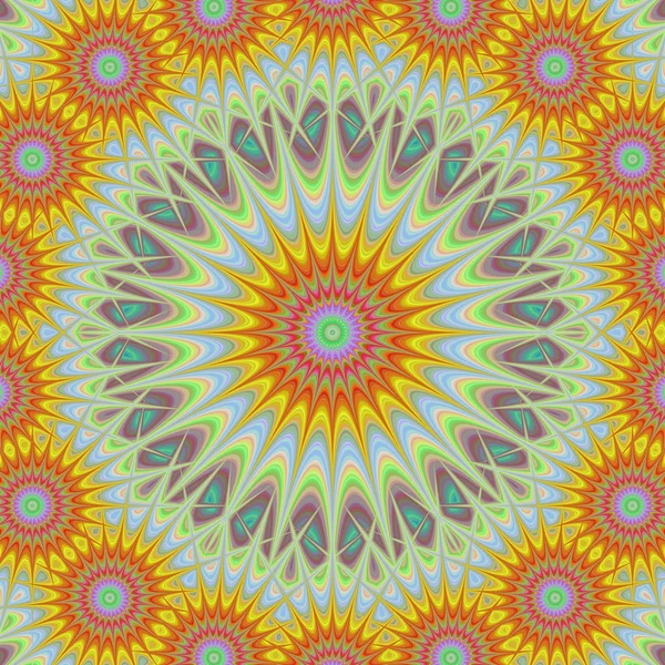 Abstrakte geometrische Sonne Mandala Design Hintergrund — Stockvektor