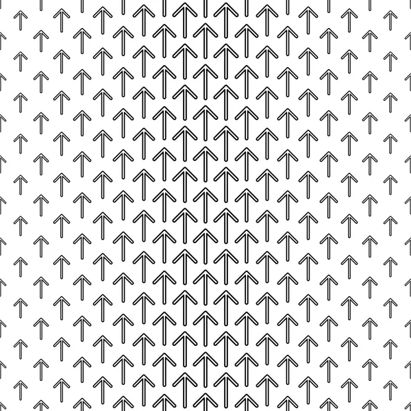 Black white seamless arrow pattern — Stock Vector
