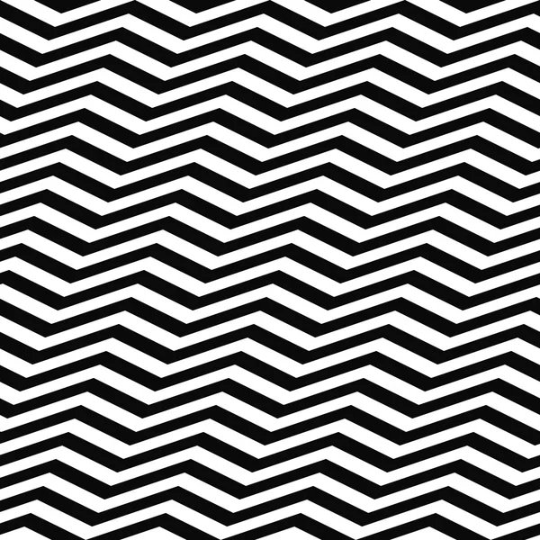 Patrón chevron blanco negro sin costuras — Vector de stock