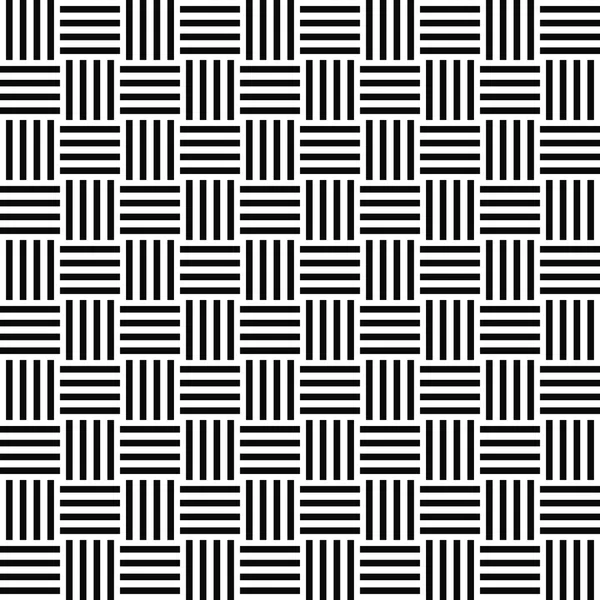 Seamless black white stripe pattern — Stock Vector