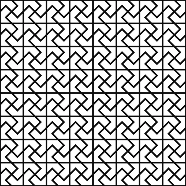 Repeating black and white floor pattern — Stock Vector