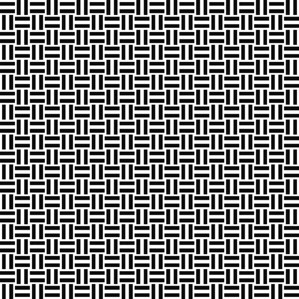 Seamless black and white line pattern — Stock Vector