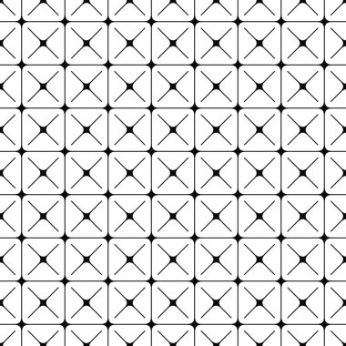Dikişsiz soyut tek renkli geometrik desen