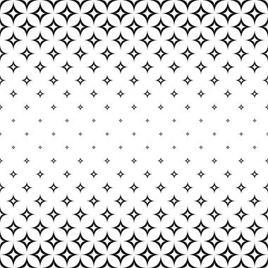 Tek renkli Dikişsiz eğri yıldız desen