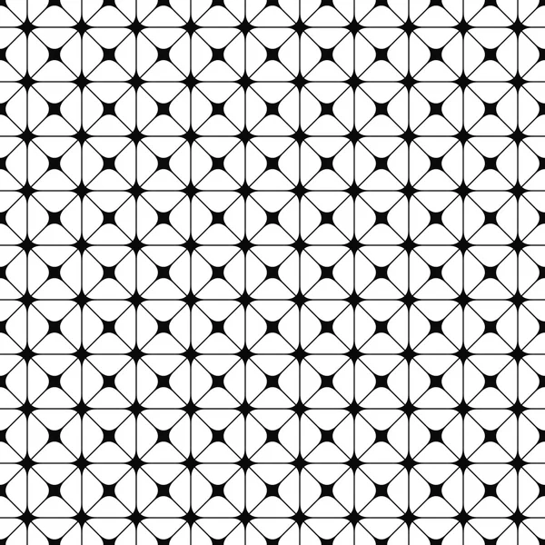 Seamless monochrome grid pattern design — Stock Vector