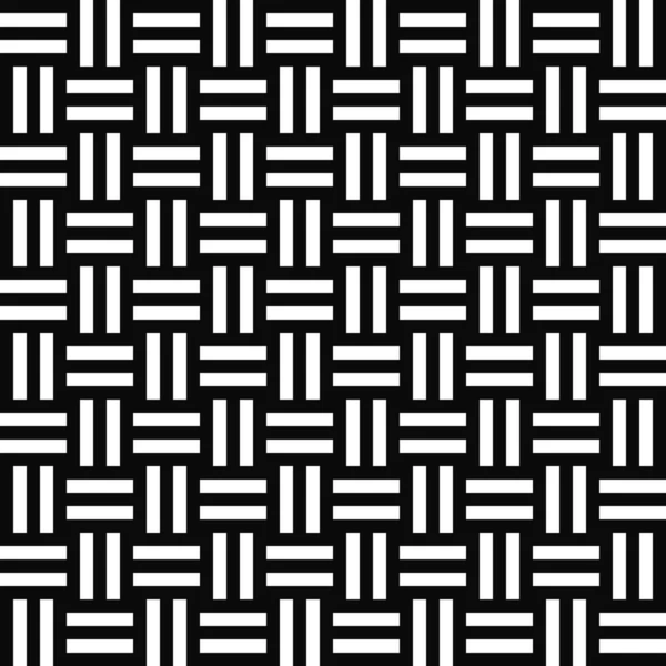 Simple repeating monochrome stripe pattern — Stock Vector