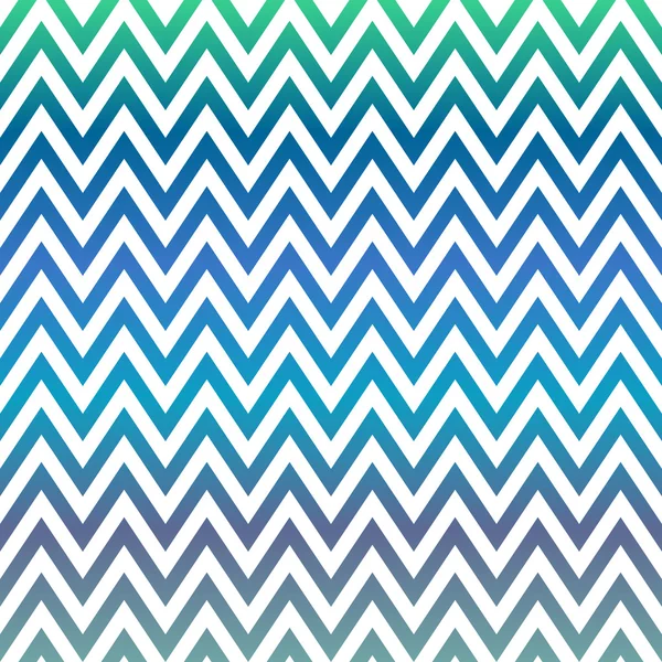 Blauwe en groene chevron patroon achtergrond — Stockvector