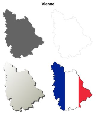 Vosges, Lorraine anahat harita seti