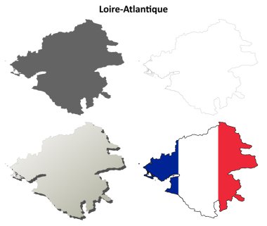 Loire-Atlantique, Pays de la Loire anahat harita seti