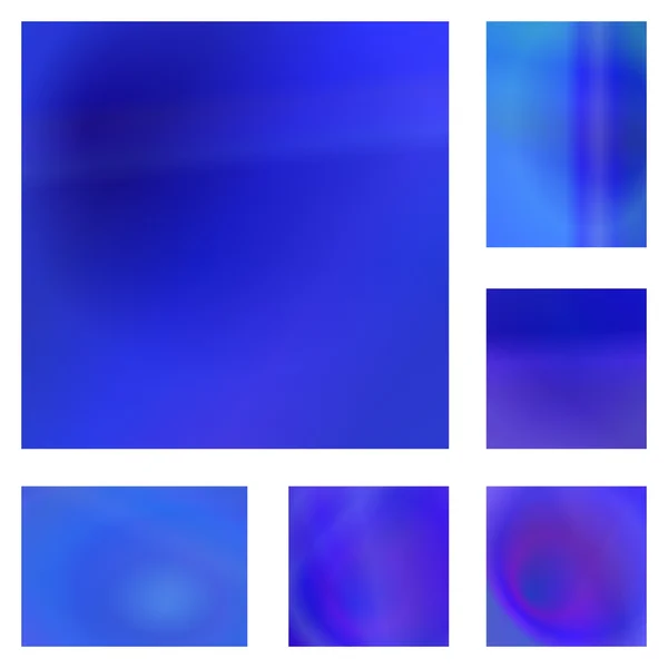 Blue abstract background design set
