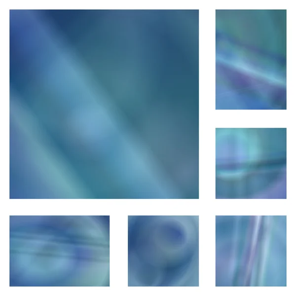 蓝色的模糊抽象背景设计方案集 — 图库矢量图片