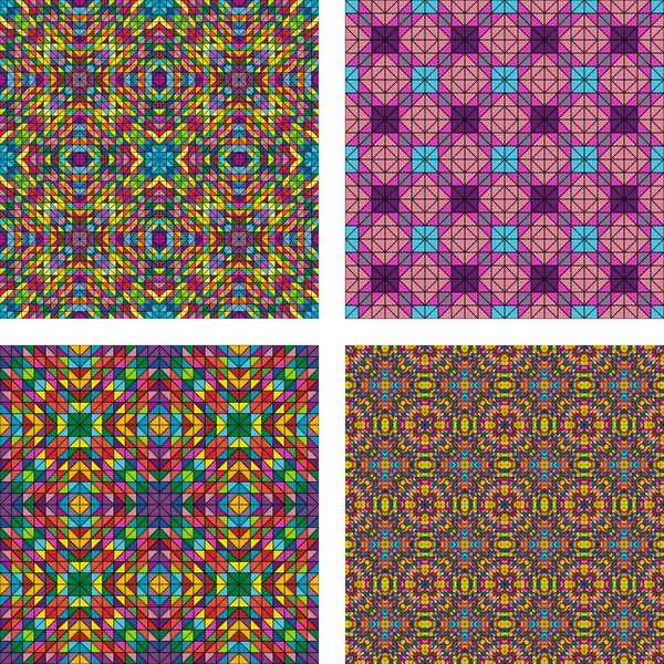Цветная бесшовная мозаика — стоковый вектор
