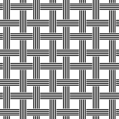 Siyah ve beyaz örgü desen yinelenen