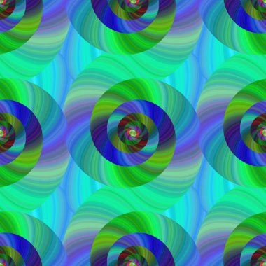 Sorunsuz soyut psychedelic sarmal desen arka plan