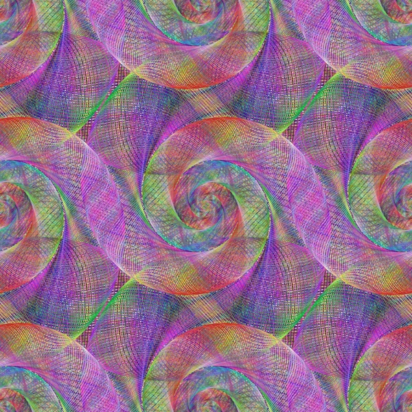Різнокольоровий дротовий абстрактний спіральний візерунок — стоковий вектор