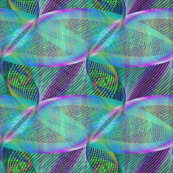 Diseño de patrón geométrico sin costura colorido abstracto — Vector de stock