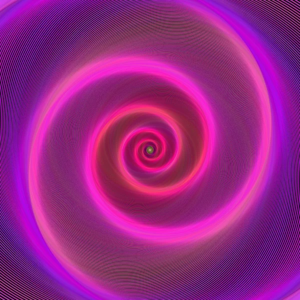 Rosa Neonlicht Spirale Design Hintergrund — Stockvektor
