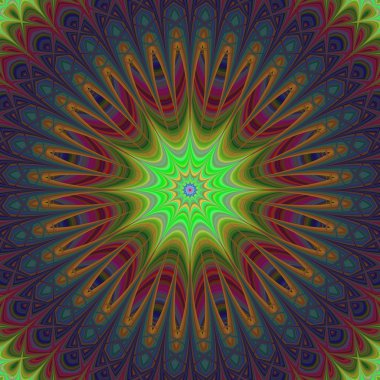 Soyut sanat mandala süs tasarım