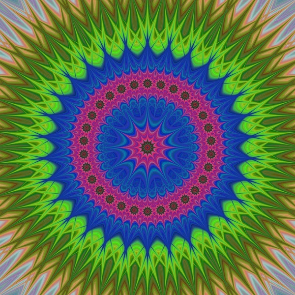 Abstrakte florale Mandala Ornament Hintergrund — Stockvektor