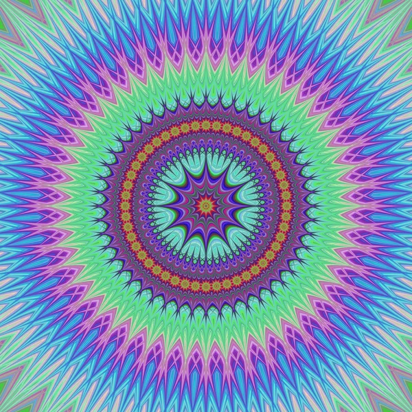 Orientální styl květinové mandala design — Stockový vektor