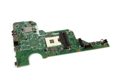 Notebook pc anakart beyaz arka plan üzerinde