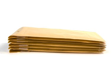 Large size bubble lined shipping or packing envelopes clipart
