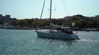 Mandraki Limanı Eski Şehir, Büyük Ustalar Sarayı ve Yeni Yer Pazarı, Rodos Kasabası, Rodos, Yunanistan