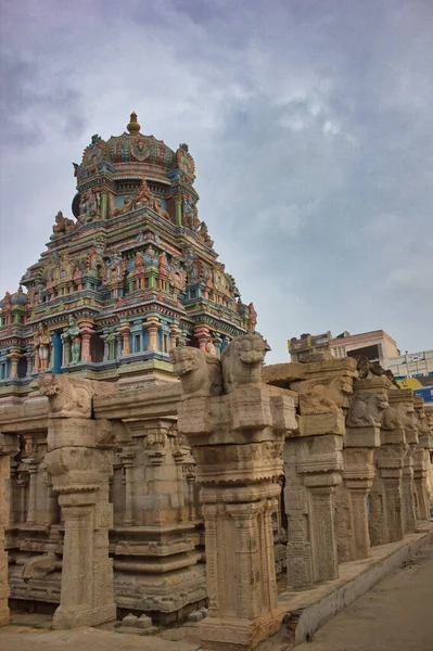 Madurai Indie Listopadu 2018 Hinduistické Místo Uctívání Interiér Arulmigu Madana — Stock fotografie