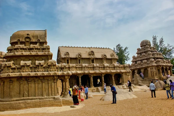 Chennai Dél India 2018 Október Mamallapuram Vagy Mahabalipuram Belsejében Található — Stock Fotó