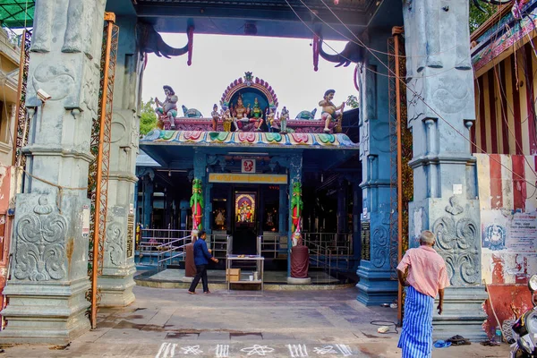 Chennai Ινδία Οκτώβριος 2018 Είσοδος Του Ναού Mylapore Kapaleeswarar Ινδουιστικό — Φωτογραφία Αρχείου